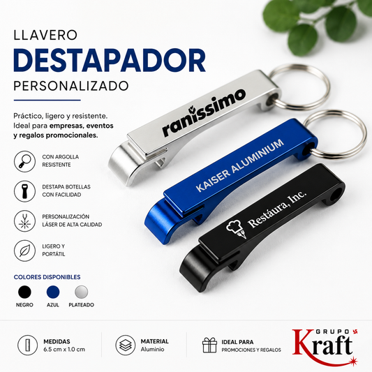 Llavero Destapador Personalizado