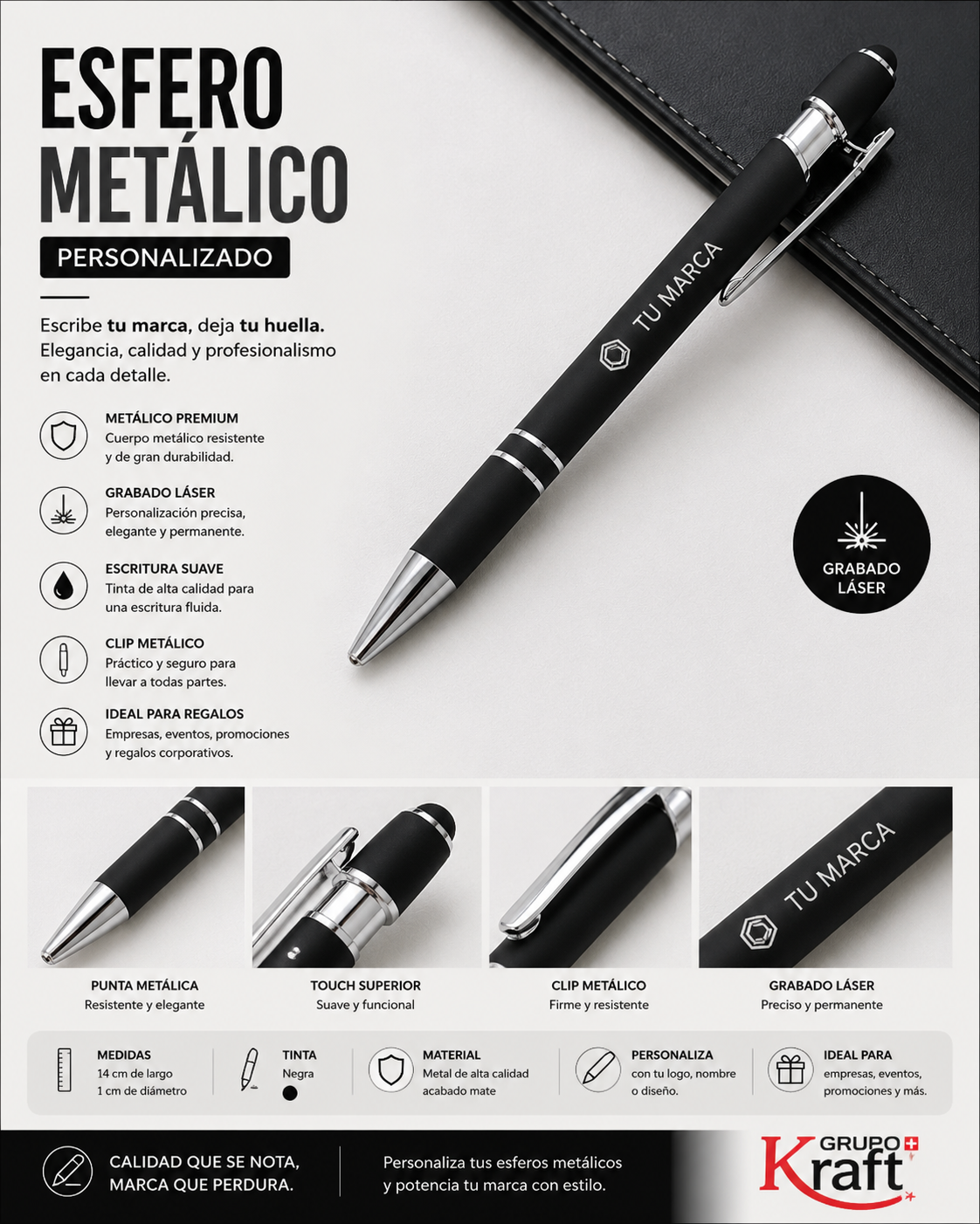 Esfero Metálico  Personalizado