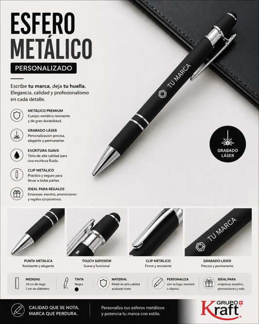 Esfero Metálico  Personalizado